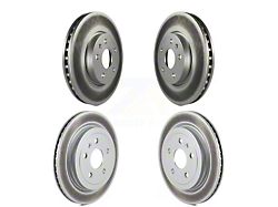 Vented Rotors; Front and Rear (10-15 Camaro LS, LT)