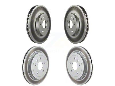 Vented Rotors; Front and Rear (10-15 Camaro LS, LT)