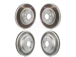 Vented Rotors; Front and Rear (16-24 Camaro LS & LT w/ 4-Piston Front Calipers; 20-24 Camaro LT1)