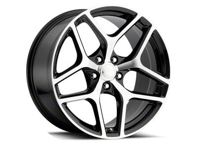 Z/28 Flow Form Style Gloss Black Machined Wheel; 20x10 (16-24 Camaro)