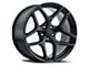 Z/28 Flow Form Style Satin Black Wheel; Rear Only; 20x11; 43mm Offset (16-24 Camaro)