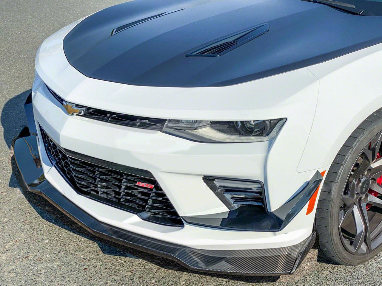 Camaro ZL1 1LE Style Front Chin Splitter Lip; Carbon Fiber (16-18 ...