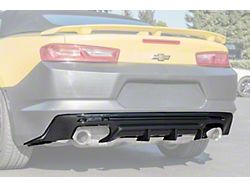 ZL1 Performance Style Quad Tip Rear Diffuser; Glossy Black (16-24 Camaro, Excluding ZL1)