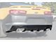 ZL1 Performance Style Quad Tip Rear Diffuser; Glossy Black (16-24 Camaro, Excluding ZL1)