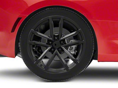 ZL1 Style Gloss Black Wheel; Rear Only; 20x11; 43mm Offset (16-24 Camaro)