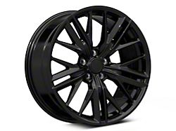 Gen 6 ZL1 Style Gloss Black Wheel; Rear Only; 20x9.5; 40mm Offset (16-24 Camaro LS, LT)