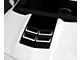 ZL1 Style Hood Cowl Stripe Decal; Gloss Black (14-15 Camaro, Excluding SS)