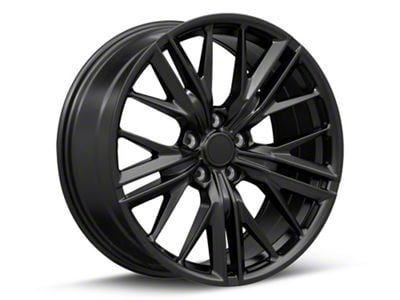 Gen 6 ZL1 Style Satin Black Wheel; 20x8.5; 35mm Offset (16-24 Camaro LS, LT)