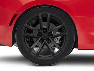 ZL1 Style Satin Black Wheel; Rear Only; 20x11 (16-24 Camaro)