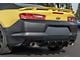 ZL1 Track Style Quad Tip Rear Diffuser; Gloss Black (16-18 Camaro, Excluding ZL1)
