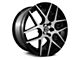 Capri Luxury C0136 Gloss Black Machined Wheel; 22x9 (06-10 RWD Charger)