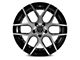 Capri Luxury C0136 Gloss Black Machined Wheel; 22x9 (06-10 RWD Charger)
