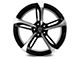 Capri Luxury C5191 Gloss Black Machined Wheel; 22x9 (06-10 RWD Charger)