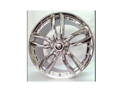 Capri Luxury C5228 Chrome Wheel; Rear Only; 20x10; 15mm Offset (06-10 RWD Charger)