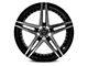 Capri Luxury C5260 Gloss Black Machined Wheel; Rear Only; 22x10.5 (06-10 RWD Charger)