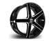 Capri Luxury C5178 Gloss Black Milled Wheel; 20x8.5 (10-15 Camaro)