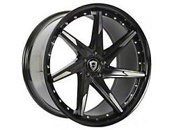 Capri Luxury C7023 Gloss Black Machined Wheel; 20x8.5; 35mm Offset (10-15 Camaro)