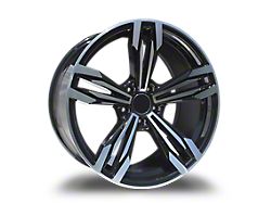 Capri Luxury C5111 Gloss Black Machined Wheel; 20x8.5; 35mm Offset (16-24 Camaro)