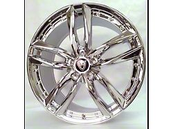 Capri Luxury C5228 Chrome Wheel; Rear Only; 20x10; 30mm Offset (16-24 Camaro)