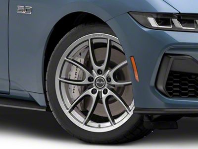 Carroll Shelby Wheels CS5 Gunmetal Wheel; 19x9.5; 34mm Offset (24-25 Mustang)