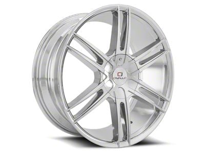 Cavallo CLV-20 Chrome Wheel; 20x8.5; 15mm Offset (10-15 Camaro, Excluding ZL1)