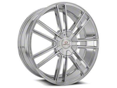 Cavallo CLV-21 Chrome Wheel; Rear Only; 22x9.5; 15mm Offset (10-15 Camaro)