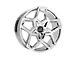 Cavallo CLV-25 Nano Chrome Wheel; 22x8.5; 38mm Offset (16-24 Camaro, Excluding SS w/ 6-Piston Front Calipers & ZL1)