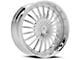 Cavallo CLV-32 Nano Chrome Wheel; 20x8.5; 35mm Offset (16-24 Camaro, Excluding SS w/ 6-Piston Front Calipers & ZL1)