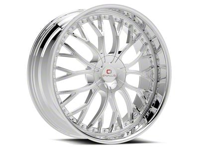 Cavallo CLV-33 Nano Chrome Wheel; 20x8.5; 35mm Offset (16-24 Camaro, Excluding SS w/ 6-Piston Front Calipers & ZL1)