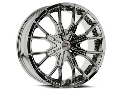 Cavallo CLV-36 Nano Chrome Wheel; 18x8; 35mm Offset (10-15 Camaro, Excluding ZL1)