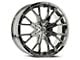 Cavallo CLV-36 Nano Chrome Wheel; Rear Only; 22x9.5; 15mm Offset (16-24 Camaro)