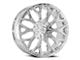 Cavallo CLV-37 Nano Chrome Wheel; 18x8; 35mm Offset (16-24 Camaro, Excluding SS w/ 6-Piston Front Calipers & ZL1)