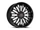 Cavallo CLV-42 Gloss Black Wheel; 20x8.5; 35mm Offset (16-24 Camaro, Excluding SS w/ 6-Piston Front Calipers & ZL1)