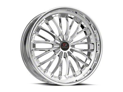 Cavallo CLV-42 Nano Chrome Wheel; 20x8.5; 35mm Offset (16-24 Camaro, Excluding SS w/ 6-Piston Front Calipers & ZL1)