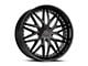 Cavallo CLV-46 Gloss Black Wheel; 18x8; 35mm Offset (16-24 Camaro, Excluding SS w/ 6-Piston Front Calipers & ZL1)