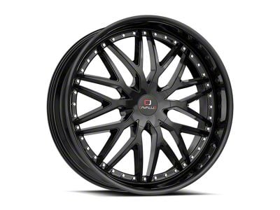 Cavallo CLV-46 Gloss Black Wheel; 22x8.5; 38mm Offset (10-15 Camaro, Excluding ZL1)