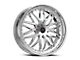 Cavallo CLV-46 Nano Chrome Wheel; 18x8; 35mm Offset (16-24 Camaro, Excluding SS w/ 6-Piston Front Calipers & ZL1)