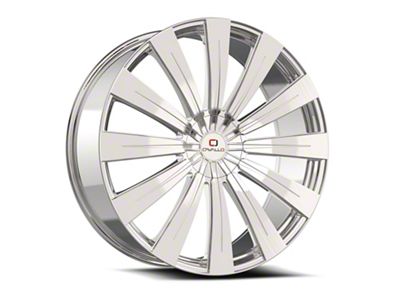 Cavallo CLV-49 Chrome Wheel; Rear Only; 22x9.5; 15mm Offset (16-24 Camaro)