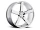 Cavallo CLV-5 Chrome Wheel; Rear Only; 24x9; 30mm Offset (16-24 Camaro, Excluding SS w/ 6-Piston Front Calipers & ZL1)