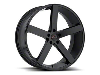 Cavallo CLV-5 Gloss Black Wheel; 18x8; 35mm Offset (16-24 Camaro, Excluding SS w/ 6-Piston Front Calipers & ZL1)