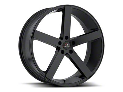 Cavallo CLV-5 Gloss Black Wheel; 20x8.5; 35mm Offset (16-24 Camaro, Excluding SS w/ 6-Piston Front Calipers & ZL1)