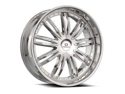 Cavallo CLV-54 Nano Chrome Wheel; 18x8; 35mm Offset (10-15 Camaro, Excluding ZL1)