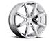 Cavallo CLV-8 Chrome Wheel; 18x8; 38mm Offset (16-24 Camaro, Excluding SS w/ 6-Piston Front Calipers & ZL1)