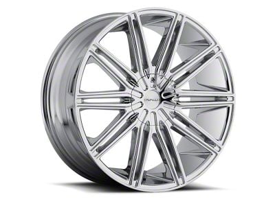 Cavallo CLV-10 Chrome Wheel; Rear Only; 28x9.5; 15mm Offset (08-23 RWD Challenger, Excluding SRT Hellcat & Widebody)