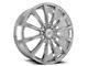 Cavallo CLV-23 Chrome Wheel; Rear Only; 22x9.5; 15mm Offset (08-23 RWD Challenger, Excluding SRT Hellcat & Widebody)