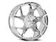 Cavallo CLV-26 Chrome Wheel; Rear Only; 22x9.5; 15mm Offset (08-23 RWD Challenger, Excluding SRT Hellcat & Widebody)