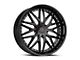 Cavallo CLV-46 Gloss Black Wheel; Rear Only; 22x9.5; 15mm Offset (08-23 RWD Challenger, Excluding SRT Hellcat & Widebody)