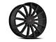 Cavallo CLV-52 Gloss Black Wheel; Rear Only; 22x9.5; 15mm Offset (08-23 RWD Challenger, Excluding SRT Hellcat & Widebody)