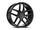 Cavallo CLV-55 Gloss Black Wheel; Rear Only; 24x9; 18mm Offset (08-23 RWD Challenger, Excluding SRT Hellcat & Widebody)