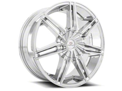 Cavallo CLV-19 Chrome Wheel; Rear Only; 24x9; 18mm Offset (11-23 RWD Charger, Excluding Widebody)